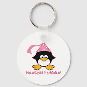 Porte-clés Penguin princesse rose