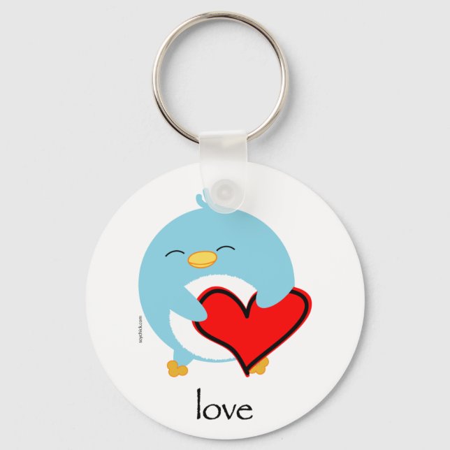 Porte-clés Pengy le Porte - clé d'amour des pingouins (Recto)