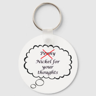 Porte-clés Penny/Nickel Thought Keychain
