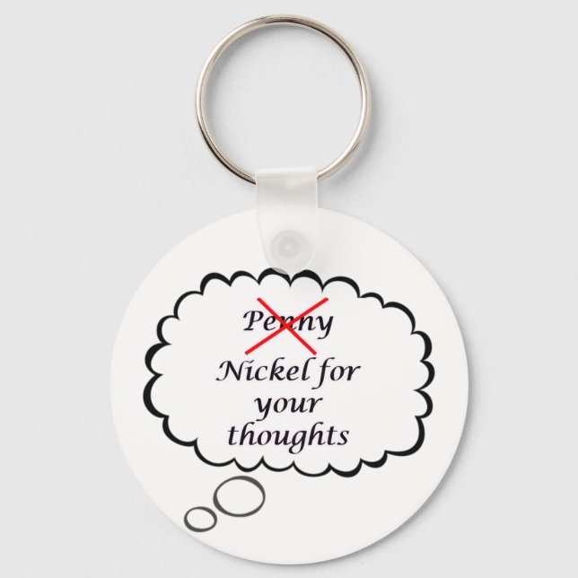 Porte-clés Penny/Nickel Thought Keychain (Recto)