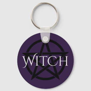 Porte-clés Pentacle Witch keychain