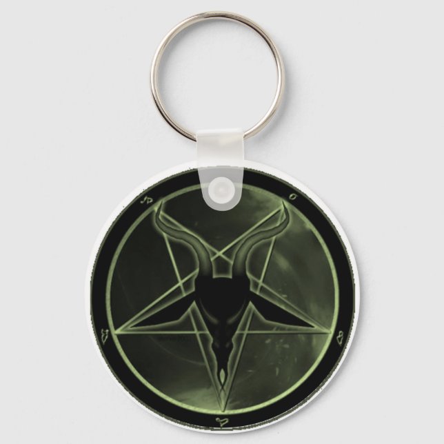 Porte-clés Pentagramme vert (Recto)