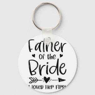 Porte-clés Père de la mariée J'ai aimé son premier mariage
