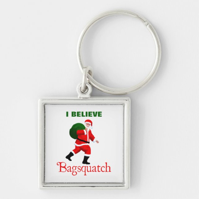Porte-clés Père Noël - Bagsquatch (Devant)