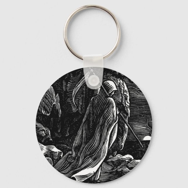 Porte-clés Père Noël Muerte (Mexicaine Grim Reaper) vers 1939 (Recto)