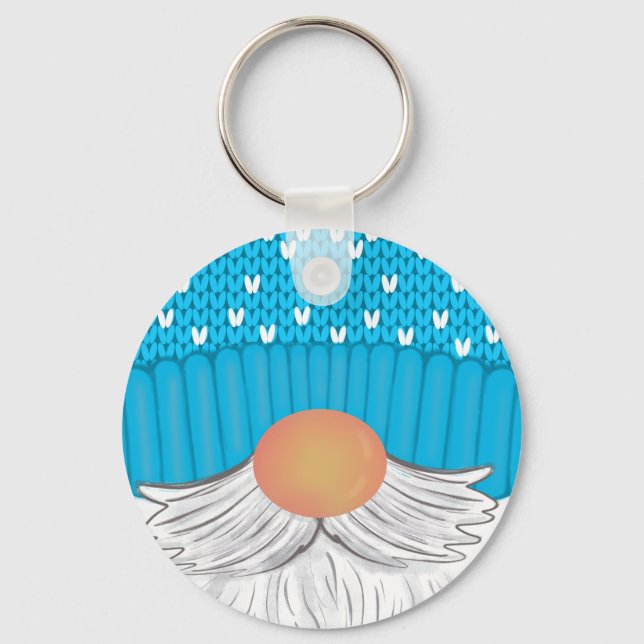 Porte-clés Père Noël Noël Gnome Casquette d'hiver Sweat de la (Recto)