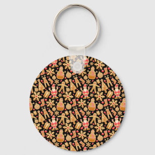 Porte-clés Père Noël & Snowman Gingerbread Noël Cookies