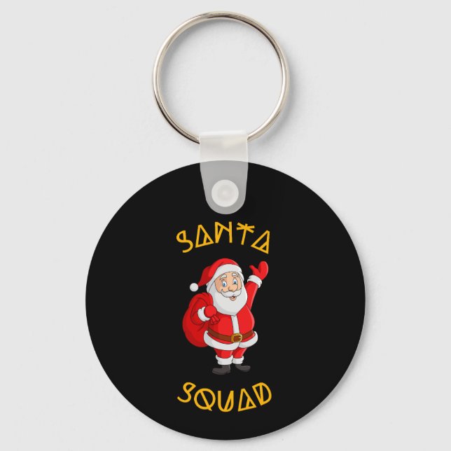 Porte-clés Père Noël Squad (Recto)
