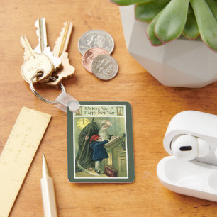 Porte-clés Père Time vous souhaite une bonne année