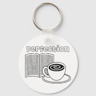 Porte-clés Perfection du livre et du thé