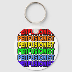 Porte-clés Perfusioniste arc-en-ciel