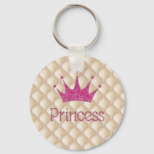 Porte-clés Perles Charming Chic, Tiara, Princesse, Glitterie