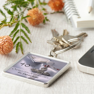 Porte-clés Personalize, 40th Ordination Anniversary Congrats