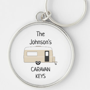 Porte-clés Personalized Caravan Keys name