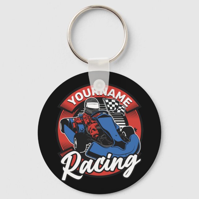 Porte-clés Personalized Go Kart (Recto)