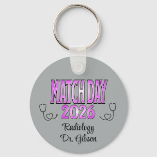 Porte-clés Personalized Match Day Medical Residency Specialty