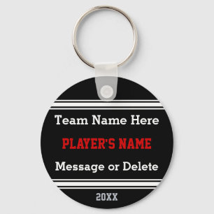 Porte-clés Personalized Sports Keychains YOUR TEXT, COLORS