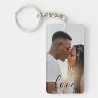 Porte-clés personnalisé avec collage de photos et