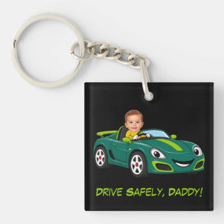 Porte-clés personnalisé avec photo de bébé pour co