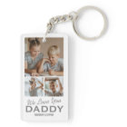 Porte-clés personnalisé avec photo de papa