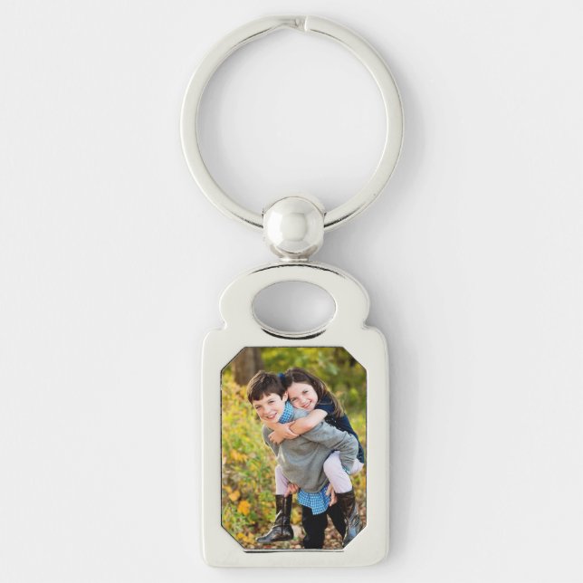 Porte-clés personnalisé avec photo de vos enfants  (Devant)