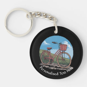 Porte-clés personnalisé Bicyclette NAME