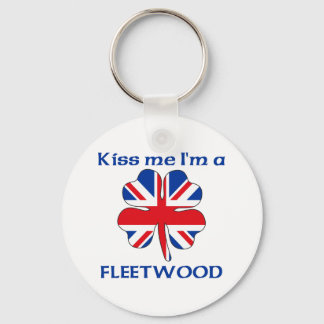 Porte-clés Personnalisé British Kiss Me Je suis Fleetwood