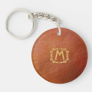 Porte-clés personnalisé de cuir de Faux de photo