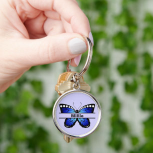 Porte-clés personnalisé papillon personnalisé pour