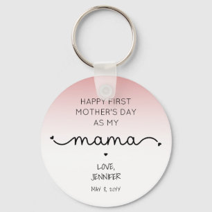 Porte-clés Personnalisé Première Fête des Mères Nouveau Mama 