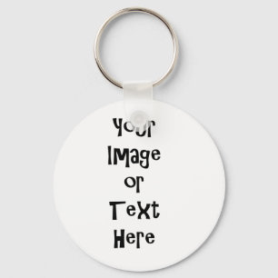 Porte-clés Personnaliser avec images et texte personnalisés