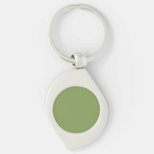 Porte-clés Personnaliser de couleur verte de mousse