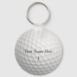 Porte-clés Personnaliser de porte - clé de boule de golf il