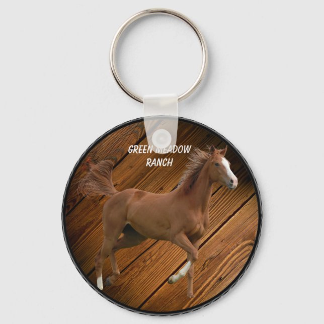 PORTE-CLÉS PERSONNALISER LE PORTE - CLÉ CHEVAL (Recto)