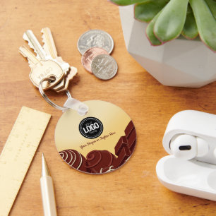 Porte-clés Personnaliser les affaires modernes de chocolat