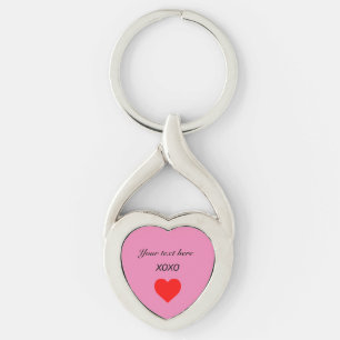 Porte-clés Personnaliser XOXO HEART
