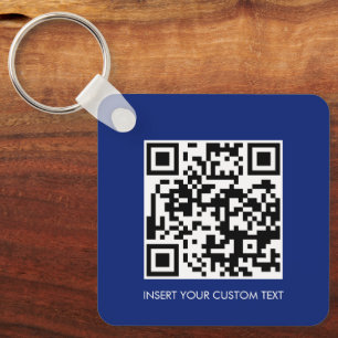 Porte-clés personnalisés Code QR Style minimaliste