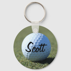 Porte-clés (Personnalisez) boule de golf sur la photo en gros