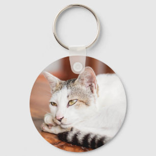 Porte-clés Personnalisez ce mignon Porte - clé de chat avec v