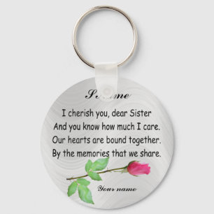 PORTE-CLÉS PERSONNALISEZ SISTER-KEYCHAIN