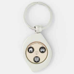 Porte-clés personnel en métal