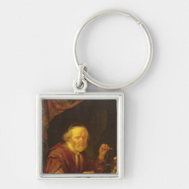 Porte-clés Pesage de l'or (Devant)