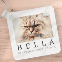 Pet Memorial Simple Modern Chic Family Photo