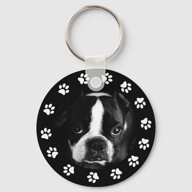 Porte-clés Pet photo Chien Chien Chien Chien Personnalisé Per (Recto)