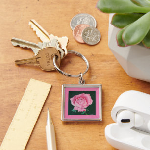 Porte-clés Pétales roses Porte - clé