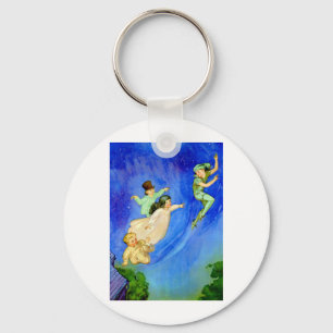 PORTE-CLÉS PETER PAN, WENDY, JOHN ET MICHAEL SE SONT ÉLOIGNÉS
