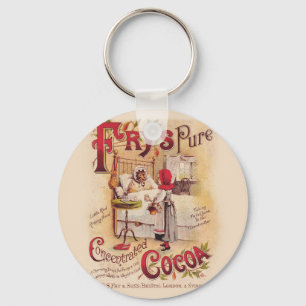 Porte-clés Petit Chaperon Rouge Vintage, Cacao Victorien