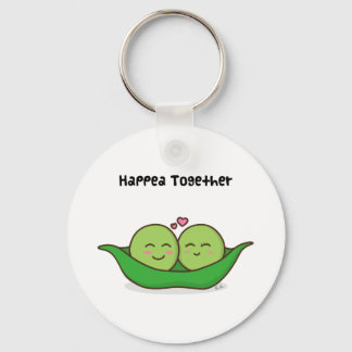 Porte-clés Petit couple de petits pois