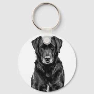 Porte-clés Petit Labrador Chien noir Chien Chien Chien Chien 