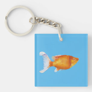 Porte-clés Petit poisson orange